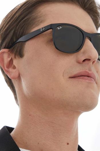 Sluneční brýle Ray-Ban pánské, černá barva, 0RB4374