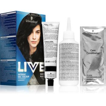 Schwarzkopf LIVE Intense Colour permanentní barva na vlasy odstín 1,0 Raven Black