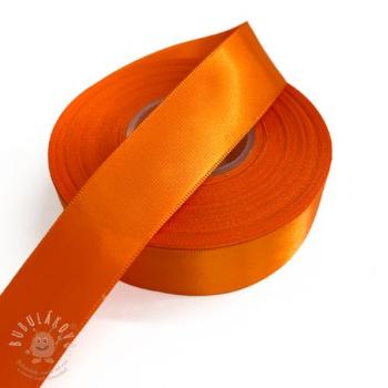 Saténová stuha oboustranná 25 mm orange