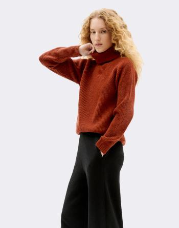 Thinking MU Clay Red Matilda Knitted Sweater CLAY RED L