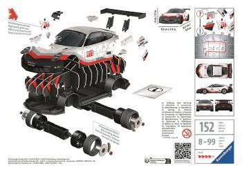 Ravensburger 3D Puzzle Porsche GT3 Cup 108 dílků