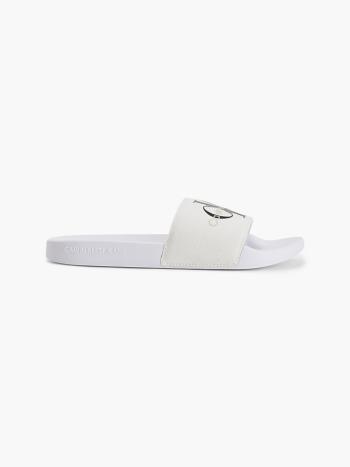 Calvin Klein dámské bílé pantofle - 36 (YAF)