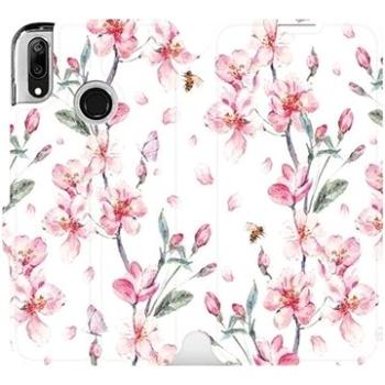 Flipové pouzdro na mobil Huawei Y7 2019 - M124S Růžové květy (5903226883226)