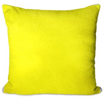 Polštář Žlutý (Velikost: 55 x 55 cm)