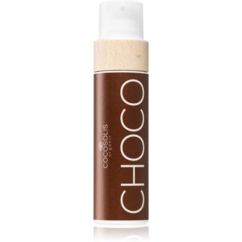 COCOSOLIS CHOCO pečující a opalovací olej bez ochranného faktoru s vůní Chocolate 110 ml