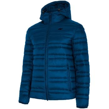 4F MEN´S JACKETS Pánská prošívaná bunda, modrá, velikost S