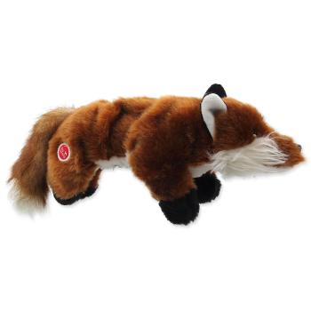 Hračka DOG FANTASY Skinneeez Plush pískací liška 45 cm 1 ks