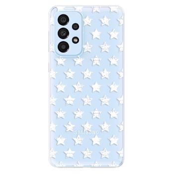 Odolné silikonové pouzdro iSaprio - Stars Pattern - white - Samsung Galaxy A33 5G