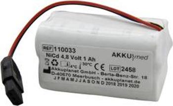 Akumulátor pro lékařské přístroje Akku Med Náhrada za originální akumulátor Tonoport-batt 4.8 V 1000 mAh