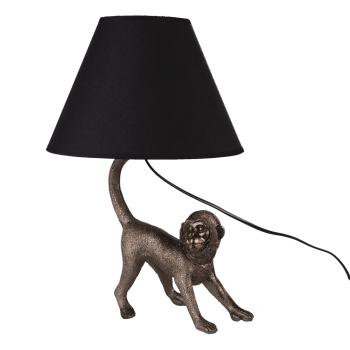 Stolní lampa Monkey s černým stínidlem - 29*27*43 cm E27 6LMC0035