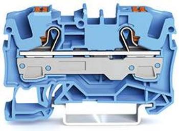 Průchodková svorka WAGO 2206-1204, pružinové připojení , 7.50 mm, modrá, 1 ks