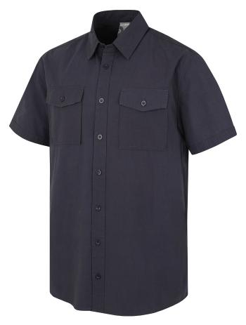 Husky Pánská košile s krátkým rukávem Grimy M tm. modrá Velikost: XL