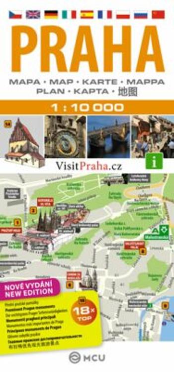 Praha - plán města 1:10 000