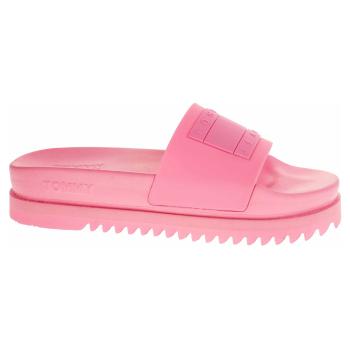 Dámské plážové pantofle Tommy Hilfiger EN0EN01820 THE fresh pink