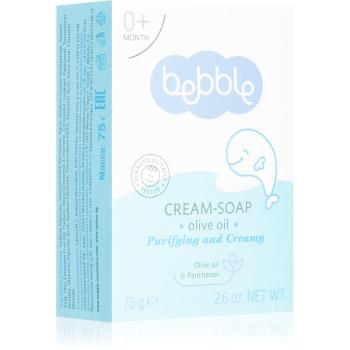 Bebble Cream-Soap Olive oil & Panthenol krémové mýdlo s olivovým olejem 75 g