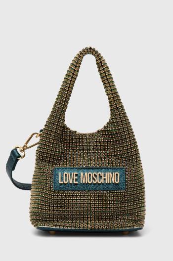 Kabelka Love Moschino zelená barva, JC4044PP1LLP100A