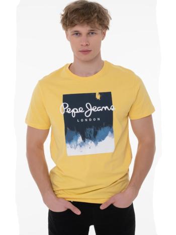 Pepe Jeans pánské žluté tričko