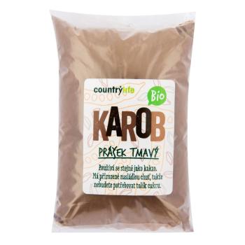 Karobový prášek tmavý 500 g BIO COUNTRY LIFE