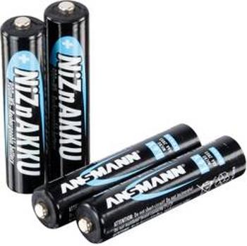 Akumulátor AAA Ni-Zn Ansmann HR03, 550 mAh, 1.6 V, 4 ks