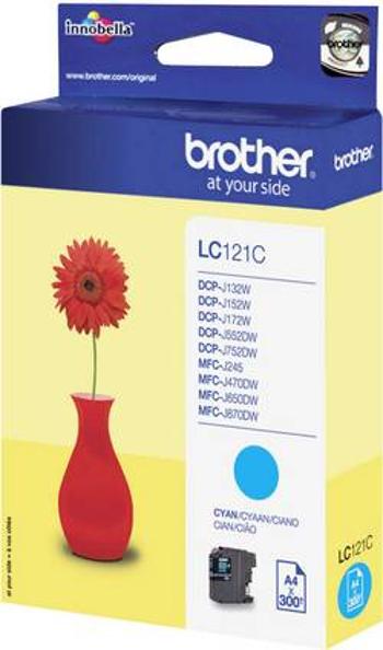 Brother Ink LC-121C originál azurová LC121C