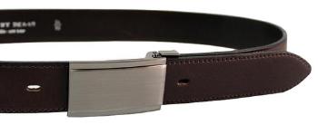 Penny Belts Pánský kožený společenský opasek 35-020-4PS-40 brown 110 cm