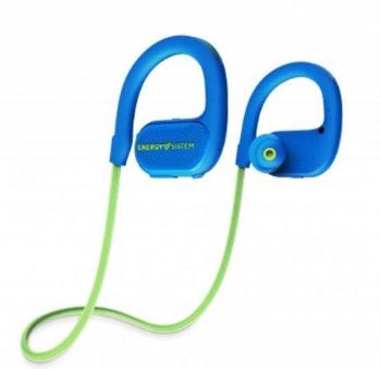 ENERGY Earphones BT Running 2 Neon Green, Bluetooth sluchátka s LED osvětlením