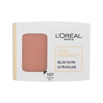 L'Oréal Paris Age Perfect Blush Satin 5 g tvářenka pro ženy 107 Hazelnut