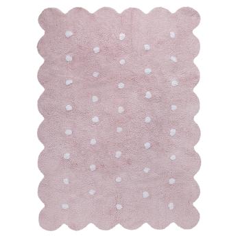Lorena Canals koberce Bio koberec kusový, ručně tkaný Biscuit Pink - 120x160 cm Růžová