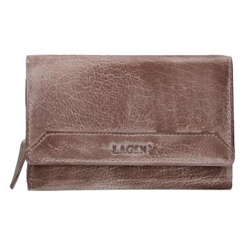 Lagen Dámská peněženka kožená LG 11/D Béžová