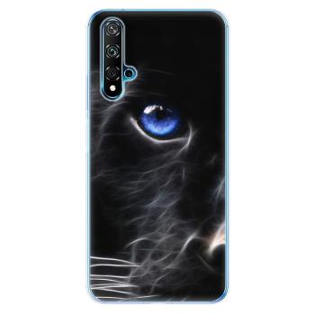 Odolné silikonové pouzdro iSaprio - Black Puma - Huawei Nova 5T