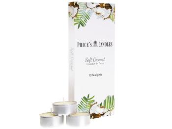 Price´s Price's vonné čajové svíčky Soft Coconut 10ks