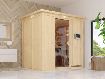 Interiérová finská sauna 195x151 cm Lanitplast