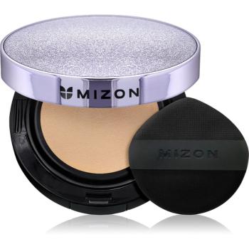 Mizon Vegan Collagen Cushion SPF38 PA++ dlouhotrvající make-up v houbičce s vysokou UV ochranou odstín #21 Light Beige 2x15 g