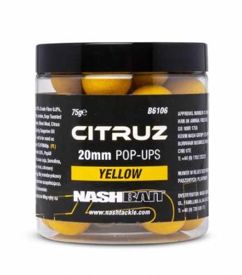 Nash plovoucí boilies citruz pop ups yellow 75 g - 20 mm