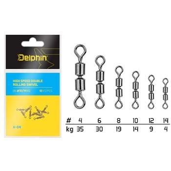 Delphin High Speed Double Rolling Swivel A-04 Velikost 14 4kg 10ks (8586016323828)