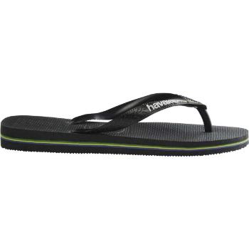 HAVAIANAS BRASIL LOGO Unisex žabky, černá, velikost 39/40