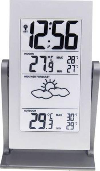 Digitální bezdrátová meteostanice Techno Line WS 9135, Max. dosah 50 m, bílá, stříbrná