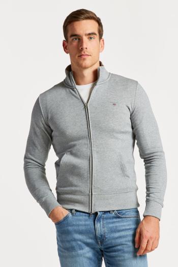 MIKINA GANT ORIGINAL FULL ZIP CARDIGAN šedá S