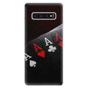 Odolné silikonové pouzdro iSaprio - Poker - Samsung Galaxy S10+