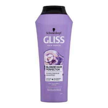 Schwarzkopf Gliss Blonde Hair Perfector Purple Repair Shampoo 250 ml šampon pro ženy na blond vlasy; na poškozené vlasy