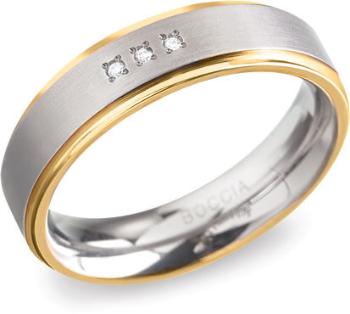 Boccia Titanium Titanový snubní prsten 0134-04 50 mm