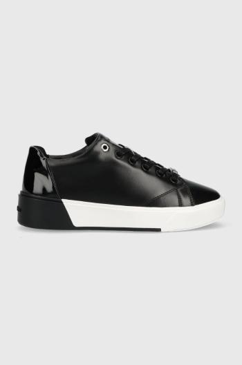 Sneakers boty Calvin Klein Heel Cupsole Lace Up , černá barva