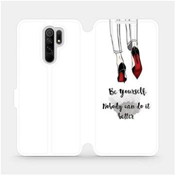 Flipové pouzdro na mobil Xiaomi Redmi 9 - M046P Be yourself (5903516312276)