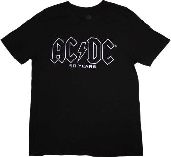 AC/DC Tričko Logo History Black M