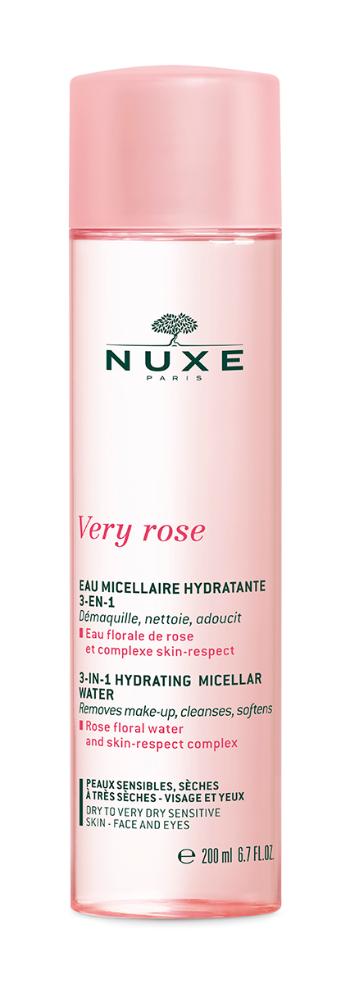 Nuxe Very rose 3-v-1 čistící voda 200 ml