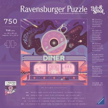 Ravensburger Puzzle Art & Soul: Astrologická jídelna 750 dílků