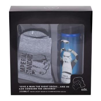 Star Wars Stormtrooper dárková kazeta sprchový gel 250 ml + ponožky pro děti