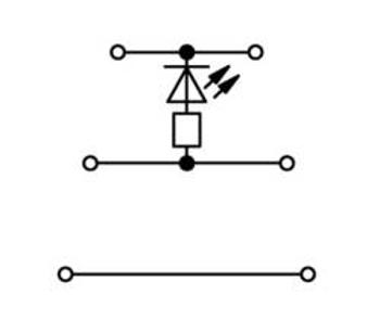 Trojitá LED svorka WAGO 870-593/281-434, osazení: L, pružinová svorka, 5 mm, šedá, 50 ks