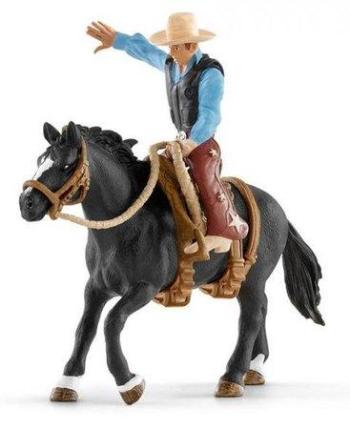 SCHLEICH 41416 Kovboj na osedlaném koni