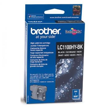 BROTHER LC-1100 - originální cartridge, černá, 19ml